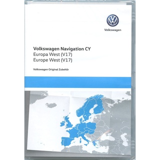 Volkswagen 1T0051859AS Navigations-DVD-ROM Europa West V17, nur für RNS 510/810