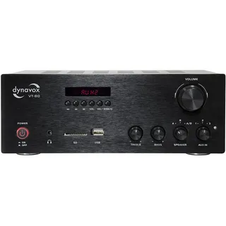 Dynavox VT-80 Stereo-Verstärker 2 x 160W Schwarz
