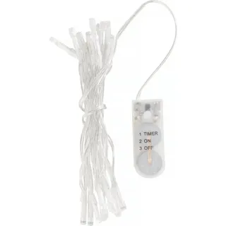 VBS LED Lichterkette Mini-LED 20 LEDs Weiß
