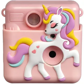 Denver KPC-1363 rosa Kinderkamera mit Drucker