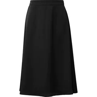 QS Satinrock Damen Minirock Schwarz 36