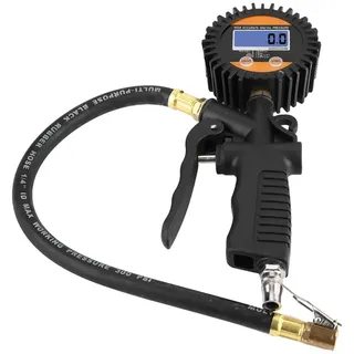 Reifenfüllanzeige, Digital Tire Inflator Pump Gun Reifendruckmesser Luftdruck Geeignet für Auto Motorrad