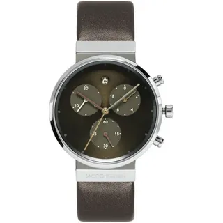 Jacob Jensen DamenArmbanduhr Chronograph Quarz Leder 614