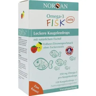 NORSAN Omega-3 Fisk Jelly für Kinder Dragees 120 St