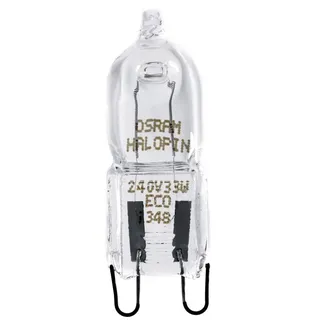 OSRAM Halogen-Stecksockellampe G9 dimmbar Halopin Superstar/EEK D / 33 Watt - hell wie 40W / 460 Lumen/warmweiß - 2700K, 10er Pack
