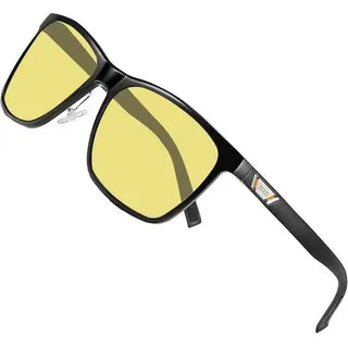 Nachtsichtbrille Polarisierte Gelbe HD-Nachtfahrbrille für Autofahren