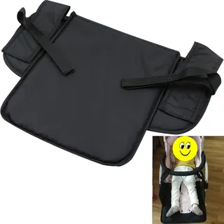Kinderwagen Fußstütze Verlängerungsfuß Extended Sitzpedal - Seat Board Foot Support Universal Zubehör für Kinderwagenverlängerung,Geeignet für 28-33CM Kinderwagen, Schwarz