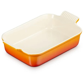 Le Creuset Auflaufform Tradition rechteckig 32cm 4l ofenrot