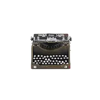 Cocoarm Klassische Handbuch Schreibmaschine, Handgefertigtes Eisen Vintage Schreibmaschinenmodell, Retro Display für Home Office Dekoration