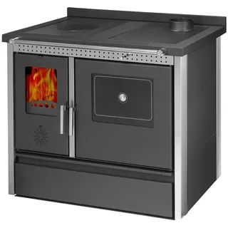 moeby24 Küchenofen Holzherd Kaminofen Herd Gusseisen 11,91KW BimSchV2 EEK A+ 150mm