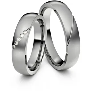 ASF Trauringe Partnerringe T008 Titanium - 0552