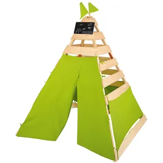 Playtive Spielzelt Tipi draußen Kinderzelt Tafel Echtholz Outdoor