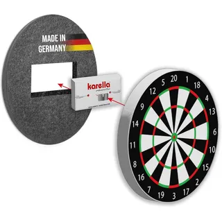 KARELLA Schallschutz Compact für Steeldartboards,anthrazit,Ø Ø45 cm