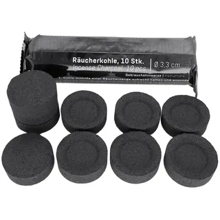 Selbstzündende Räucherkohle Ø 33 mm | 10 Stück - 1 Rolle