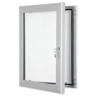 XL Displays Abschließbarer Schaukasten DIN A1 - Wasserdichter Infokasten und abschließbare Pinnwand mit wasserdichter Abdichtung für Innen und Außen - 841 x 594 mm