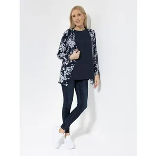 IN-PRINT Twinset Shirt, 1/2-Arm Jacke, 1/1-Arm Blumendruck