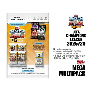Topps UEFA Champions League "MA" EXTRA MEGA MULTIPACK 2025/2026