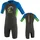 O O neill Wetsuits Reactor Spring 2 Mm Junior-kurzarm-shorty Mit Rückenreißverschluss Graphiteite Dayglo Ocean 4 Jahre