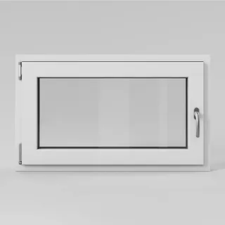 Solid Elements Kellerfenster  (B x H: 100 x 60 cm, DIN Anschlag: Links, Weiß)