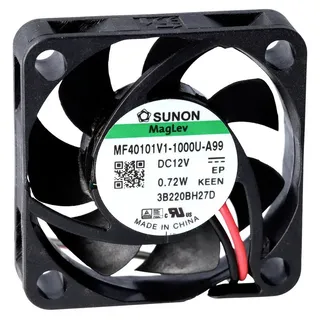 SUNON MF40101VX-1000U-A99 Axiallüfter 12 V/DC 16.81 m3/h (L x B x H) 10 x 40 x 40mm