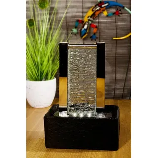 Köhko Zimmerbrunnen Cha Cha' 25001 Dekobrunnen Tischbrunnen mit LED-Beleuchtung