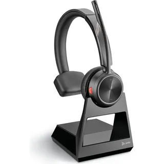 Poly Savi 7210 Office Mono (Kabellos), Office Headset, Schwarz