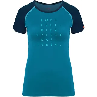 Ein schöner Fleck Erde Damen Kopf Frei T-Shirt (Größe L, tuerkis)