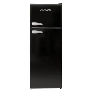 KS144VS Retro-Kühl-Gefrierkombination (213 l, 1450 mm hoch, Schwarz)