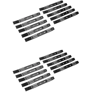 BLASHRD 10 Paar Festplatten Laufwerk Schienen Zubehör für GehäUse Käfige Laufwerk Schieber Kunststoff Schienen für 3,5 Bis 5,25 Festplatten Fach