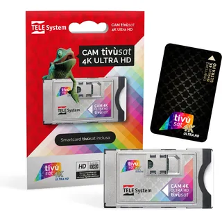 TELE System Cam Tivùsat 4K Ultra HD Conditional-access Modul Cam