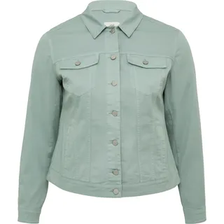 QS Jeansjacke Slim Fit grün 52