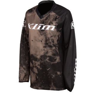 Klim XC Lite Corrosion 2023 Damen Motocross Jersey, schwarz-grau, Größe S