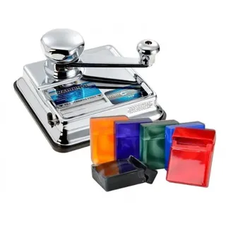 Mikromatic - Mini Top-o-Matic Zigarettenstopfmaschine + 6 Zigarettenboxen