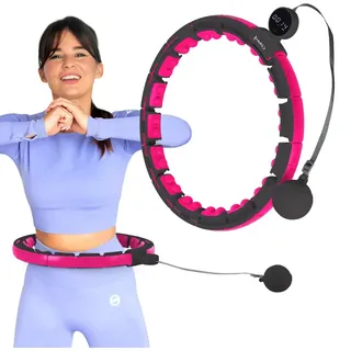 HMS HHM16 Hula Hoop 32 Magnete Magnetisch Schwarz-Pink