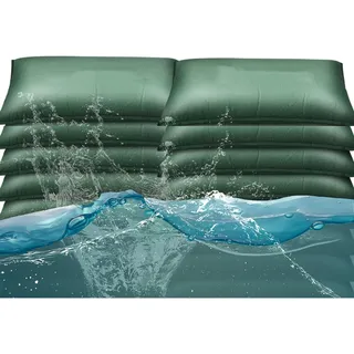 10 Stück Wasser aktiviert Flut Barrieren für Haus Tür, Sandless Sandsäcke für Anti-Hochwasser-Kontrolle, Alternative Sandsack für Regen Schutz, saugfähige Prävention für Garage & Keller ( Color : 30x7