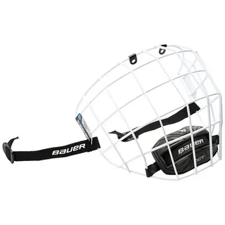 Bauer Facemask Profile II Gitter 2023, Größe:M, Farbe:Weiss