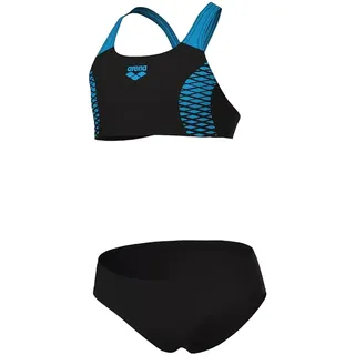 Arena Openings Energy Back Mädchen Bikini Bikini schwarz-türkis 140