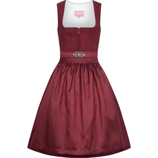 Dirndl Evi 60cm Länge bordeaux 30 - bordeaux - 30