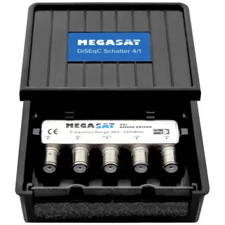 Megasat DiSEqC 4/1 Pro DiSEqC-Schalter 4 (4 SAT/0 terrestrisch) Teilnehmer-Anzahl: 1