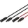 10m 6mm2 PV-Kabel 1500V DC UV-beständig wetterfest 2 Kabel Schwarz Rot