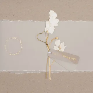 räder XL Hochzeitskarte "Herz über Kopf"