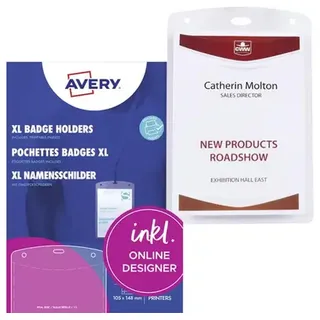 Avery Zweckform Namensschilder 10,5 x 14,8 cm 50 St.