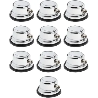 Oshhni 6 Stück Spannböckchen Trommelohren Snare Und Schlagzeug Zubehör Aus Metall mit Unterlegscheiben für Präzise Stimmung Und Klangverbesserung, 10 Satz