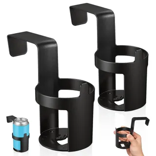 BESTYASH Tragbarer Getränkehalter Auto Universal Becherhalter Für Autotür Fenster Und Armlehne 5.51X4.72X2.76 Zoll Kunststoff Für Kaffee Wasserflaschen Und Dosen