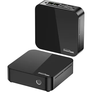 DreamQuest Mini PC Win 11 Pro Intel N150 der 12.Generation (bis zu 3,6 GHz) 32GB RAM+1TB SSD,Micro Desktop Computer voll funktionsfähiger Type C/HDMI+DP/USB 3.2/WiFi 5/BT5.0/Gigabit Ethernet