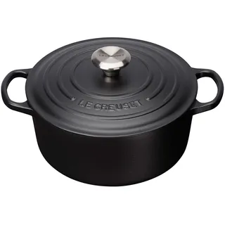 Le Creuset Signature Bräter 26 cm rund schwarz