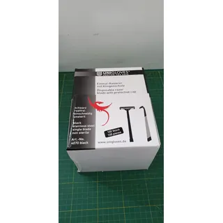 Unigloves Einmal-Rasierer schwarz 100 Stück
