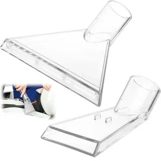 Duoleimi 2 Stück Sprühextraktionsdüse Nasssauger Aufsatz - Staubsauger Polsterdüse & Quilting Nozzle - Multifunktionales Vacuum Aufsatz Zubehör für Sofa, Teppich & Auto (38mm—45mm)