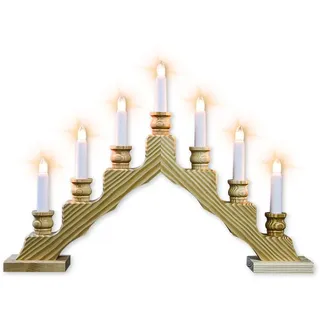 Weigla Lichterbogen Schwede 7-flammig beige