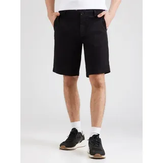 A|X Armani Exchange für Herren. 8NZS42ZN1RZ1200 Schwarze Satin-Stretch-Bermuda-Shorts (31), Lässig, Baumwolle